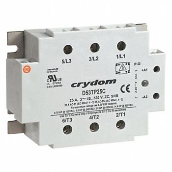 CRYDOM Solid State Relay In 4 to 32VDC 50, 21R956