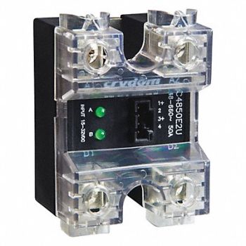 CRYDOM Dual Solid State Relay In 4 to 32VDC 50, 21R909