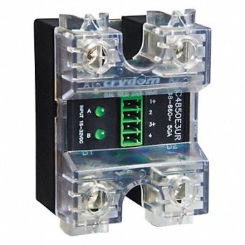 CRYDOM Dual Solid State Relay In 4 to 32VDC 50, 21R910