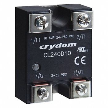 CRYDOM Solid State Relay In 3 to 32VDC 10, 21R939