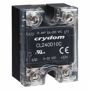 CRYDOM Solid State Relay In 3 to 32VDC 10, 21R940