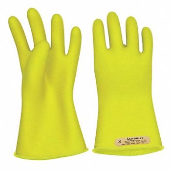 SALISBURY Elec. Insulating Gloves Type I 8-1/2 PR1, 21RK72