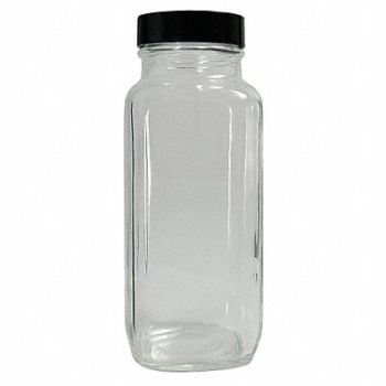 QORPAK Bottle 960mL Glass Wide PK24, 21RN39