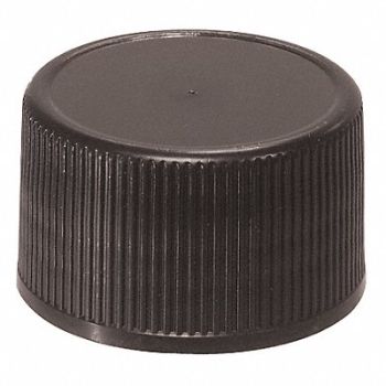 QORPAK Closure Screw On PP Narrow Black PK1000, 21RP81