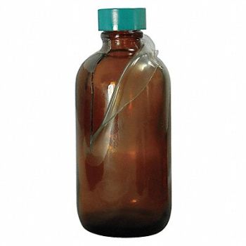 QORPAK Safety Coated Bottle 120mL Narrow PK128, 21RT47