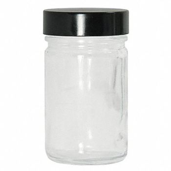 QORPAK Jar 75mL Glass Wide PK180, 21RP41