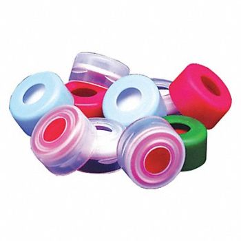 QORPAK Closure Snap On LDPE Narrow Red PK1000, 21RR08