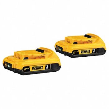 DEWALT Battery Pack (2) 2.0 Ah Li-Ion PK2, 21RV49