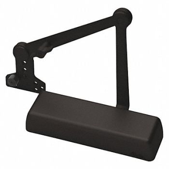NORTON DOOR CONTROLS Door Closer Hvy Duty Hold Open Dark Brz, 49VT74