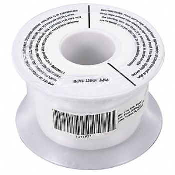 GRAINGER APPROVED Thread Sealant Tape 1 1/2 W White, 21TF37