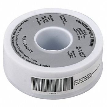 GRAINGER APPROVED Thread Sealant Tape 3/4 W Gray, 21TF41