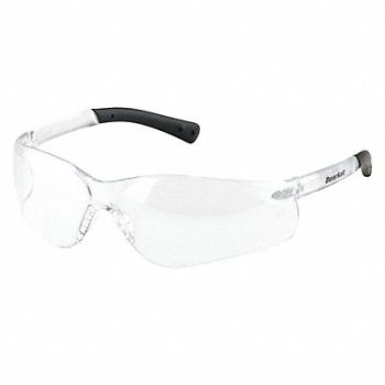 MCR SAFETY Safety Glasses Clear, 21U060
