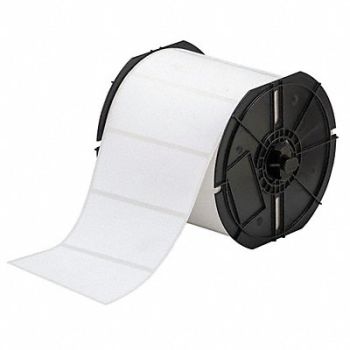 BRADY Label White BBP33 Label Roll 3-3/4 W, 21U421