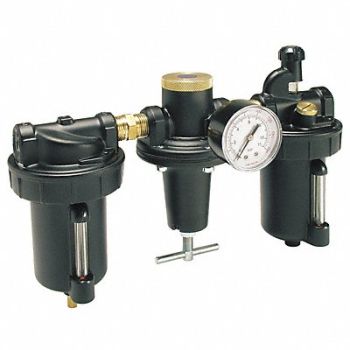 PARKER FRL 3 pcs 3/4 NPT 5 micron 325 cfm, 21U832
