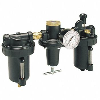 PARKER FRL 3 pcs 1-1/2 NPT 5 micron 400 cfm, 21U835