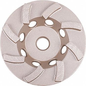 DIAMOND VANTAGE Grinding Wheel Cup No Seg. 9 4-1/2 in, 21UN65