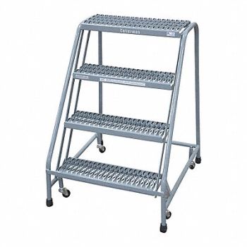 COTTERMAN Rolling Ladder Steel 40In. H. Gray, 21UP84