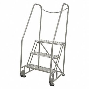 COTTERMAN Tilt and Roll Ldr Steel 60In. H. Gray, 21VC05