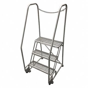 COTTERMAN Tilt and Roll Ldr Steel 60In. H. Gray, 21VC13