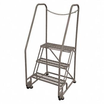 COTTERMAN Tilt and Roll Ldr Steel 60In. H. Gray, 21VA92