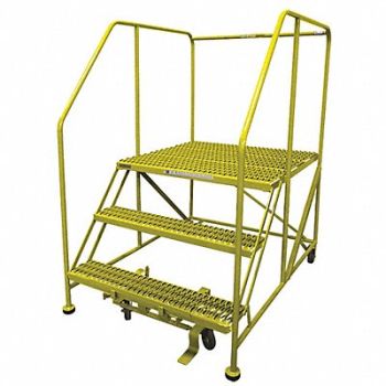 COTTERMAN Work Platform 3 Step Steel 60In. H., 21VC26
