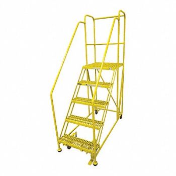 COTTERMAN Work Platform 5 Step Steel 86In. H., 21VD69