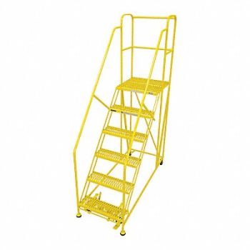 COTTERMAN Work Platform 6 Step Steel 96In. H., 21VE43
