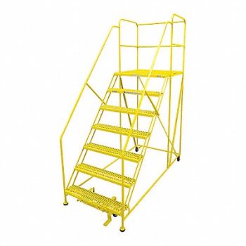 COTTERMAN Work Platform 7 Step Steel 106In. H., 21VE67