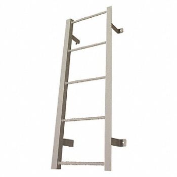 COTTERMAN Fixed Ladder 4 ft H. Steel 5 Rungs, 21VF24