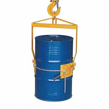 DAYTON Vertical Drum Lifter/Dispenser Ylw Steel, 21VG37