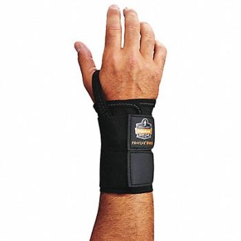 PROFLEX BY ERGODYNE Wrist Support S Right Black, 3RXY8