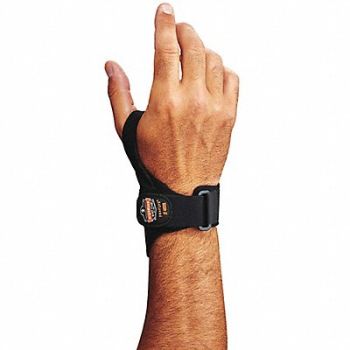 PROFLEX BY ERGODYNE Wrist Support S Right Black, 3RYA3