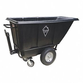 TOUGH GUY Tilt Truck HD Towable 1/2 cu yd 1400 lb, 21VK37
