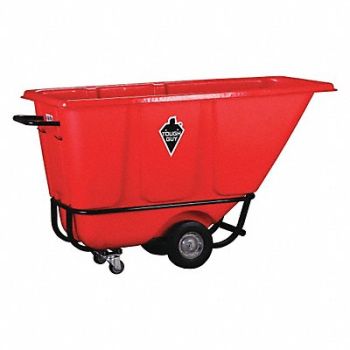 TOUGH GUY Tilt Truck Std 1/2 cu yd 850 lb Red, 21VK42