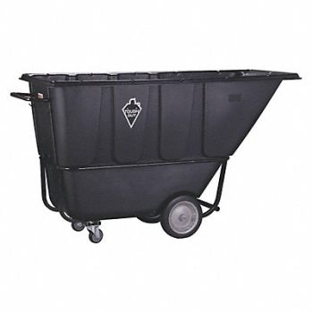 TOUGH GUY Tilt Truck Std 1 cu yd. 1250 lb Black, 21VK48