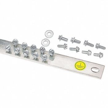 PANDUIT Strip Kit Copper Grounding Bar L 19in, 21WJ14
