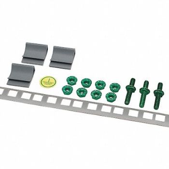 PANDUIT Strip Kit Copper Grounding Bar L 78.7in, 21WJ52