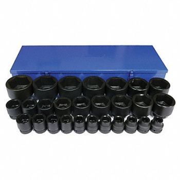 WESTWARD Impct Skt St Steel Blk Oxd 7/8- 3 1/2 in, 21WM43
