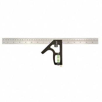 JOHNSON Combo Square 16 in L in/mm Graduations, 21XK21