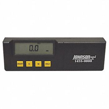 JOHNSON Digital Level 0 to 180 deg 6-1/2 in L, 21XK41