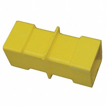 GRAINGER APPROVED Collar Connector Steel Yellow 9 In., 21XL89