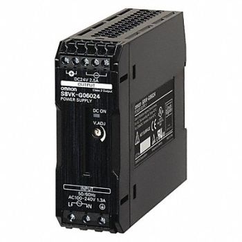 OMRON DC Power Supply 24VDC 2.5A 50/60Hz, 21XP09