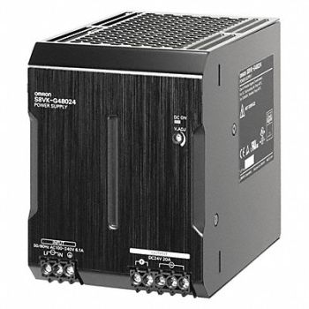 OMRON DC Power Supply 24VDC 20A 50/60Hz, 21XP13
