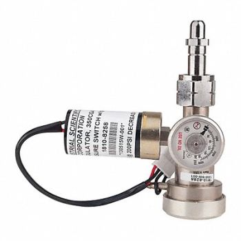 INDUSTRIAL SCIENTIFIC Gas Regltr w/Pressure Switch 650L CGA350, 21XT11