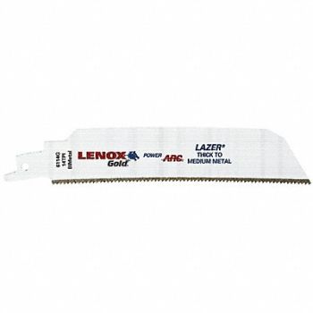 LENOX Reciprocating Saw Blade TPI 18 PK25, 21Y675