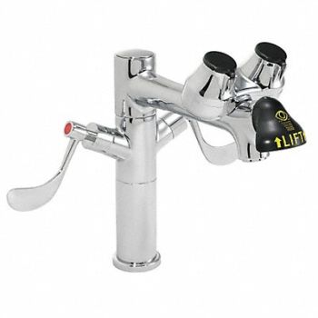 SPEAKMAN Eye/Face Wash Station Counter Chrome, 21YG76