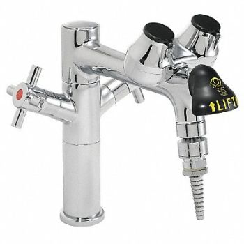 SPEAKMAN Eye/Face Wash Station Counter Chrome, 21YG78