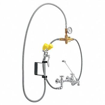 SPEAKMAN Dual Head Drench Hose w/Faucet Wall 6 ft, 21YG91