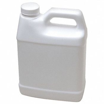 GRAINGER APPROVED Carboy HDPE 0.9L Screw On, 21YK21
