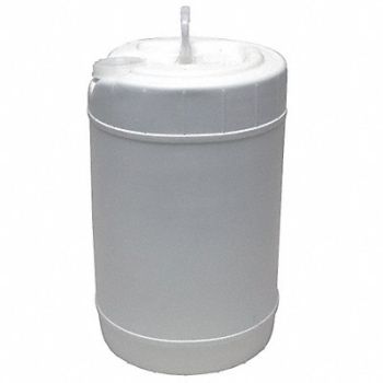 GRAINGER APPROVED Pail Polyethylene White Screw Top Lid, 21YK31